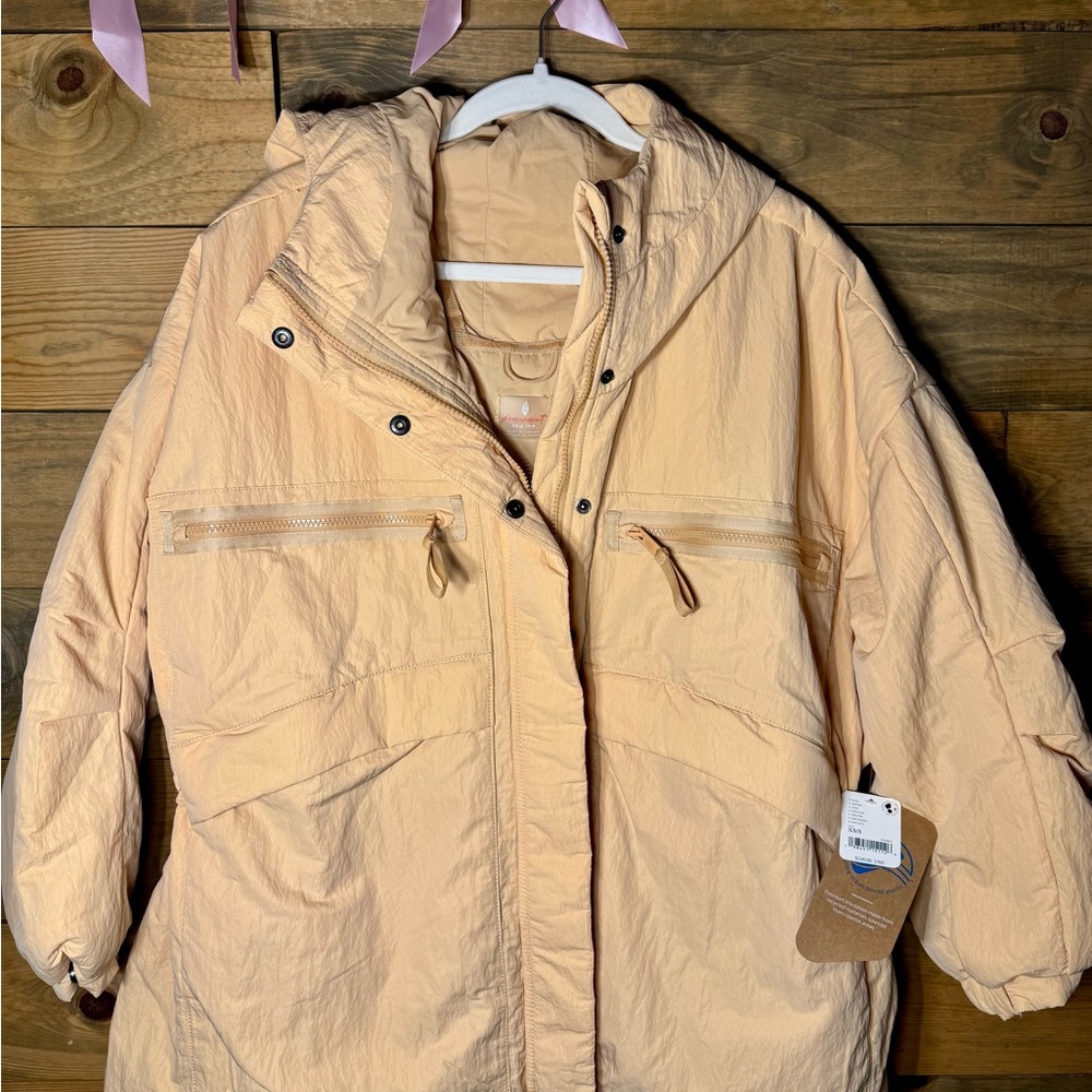 FP Movement by Free People Peachy Hooded Lightweight Puffer